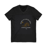 Spanish Sunrise Tee — "Amar la luz es fácil" V‑Neck Shirt