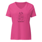 Camiseta suelta mujer cuello pico