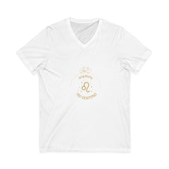 Leo Zodiac V-Neck Tee – Tu ADN Cosmico ciclista. "Soy ruta no destino"