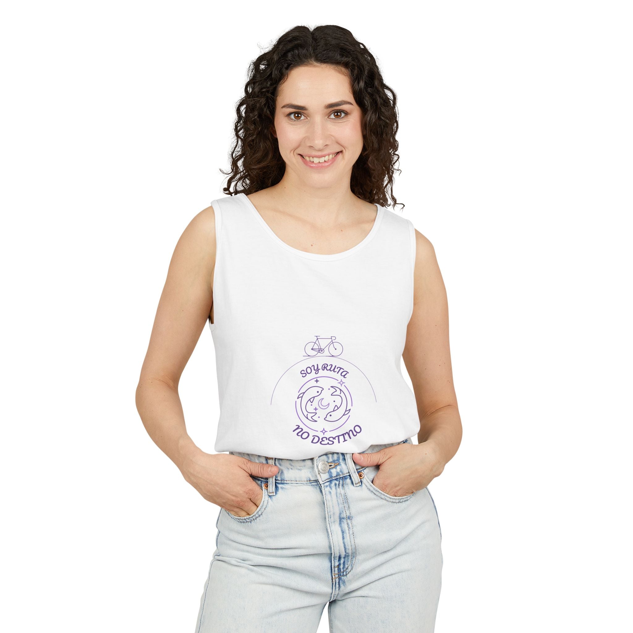 Cycling Vibes Tank Top — "Soy Ruta no destino" Tu ADN Cósmico.