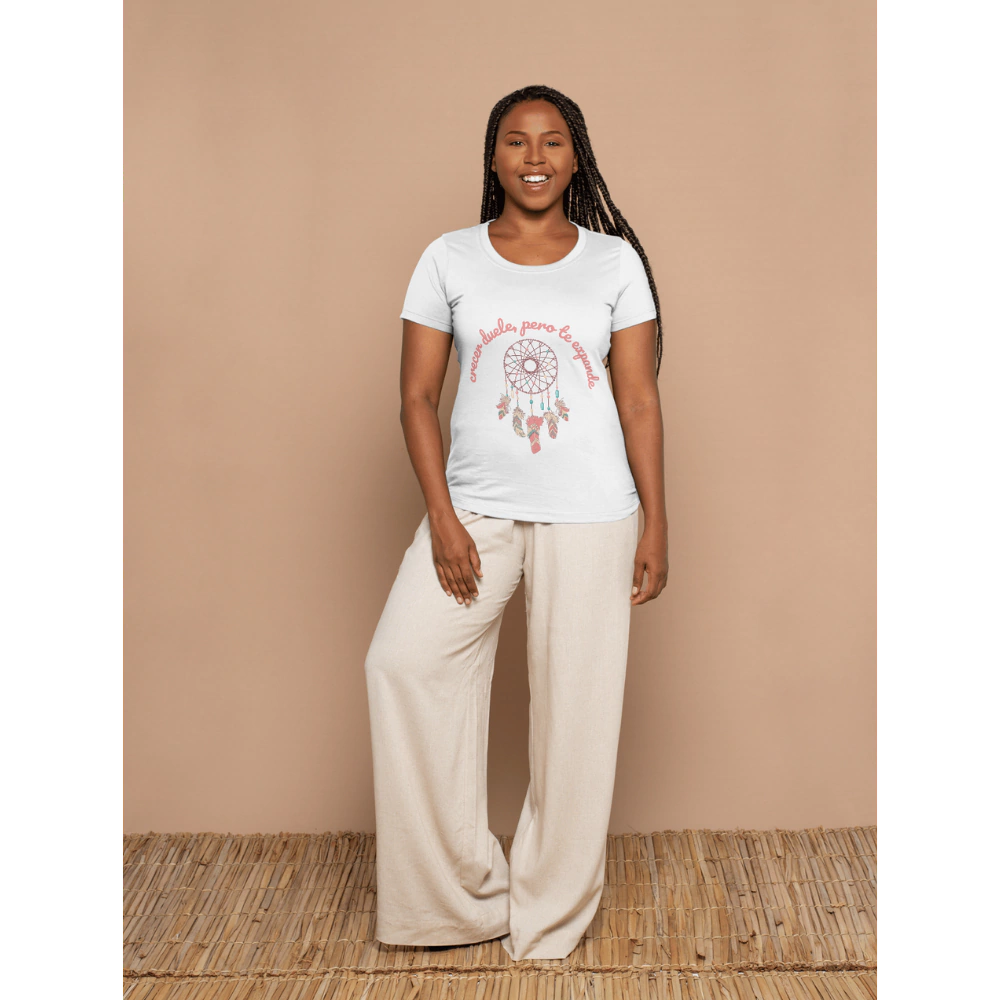 Camiseta de manga corta unisex- Crecer duele, pero te expande