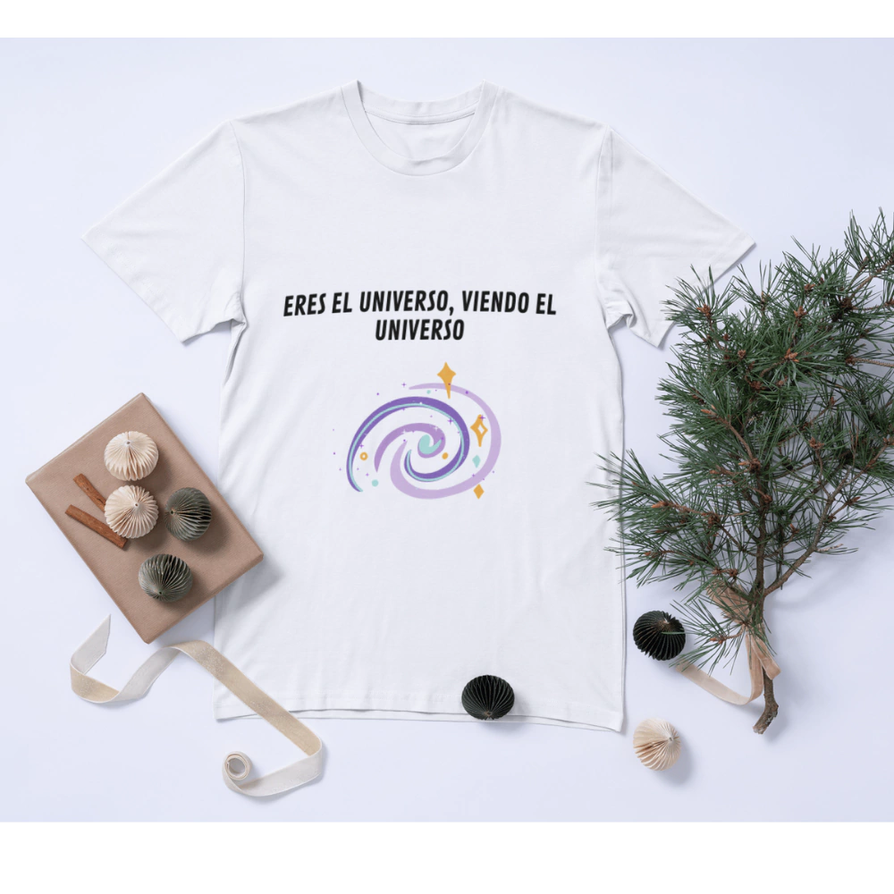 Camiseta clásica unisex - Eres el universo viendo el universo"