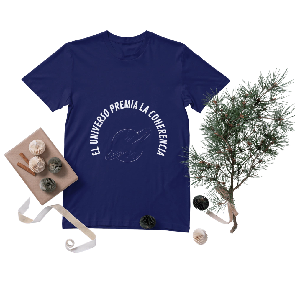 Camiseta clásica unisex- El universo premia, la coherencia