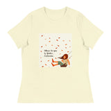 Camiseta suelta mujer "Diluye lo que te limita"