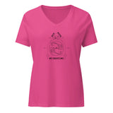 Camiseta suelta mujer cuello pico