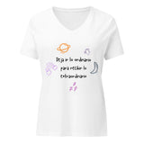 Camiseta suelta mujer Deja ir lo ordinario....