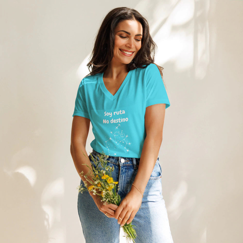 Camiseta suelta mujer Soy ruta... sagitario
